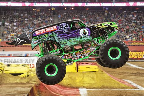 Grandma Grave Digger. "Grandma" Grave Digger was a monster truck driven by Charlie Pauken during the Monster Jam World Finals 13 encore. This truck was a replica of Grave Digger 1. Community content is available under CC-BY-SA unless otherwise noted. "Grandma" Grave Digger was a monster truck driven by Charlie Pauken during the …